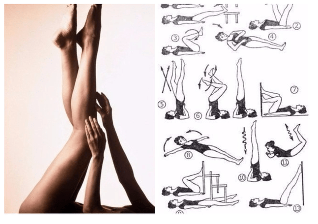 a set of exercises for varicose veins