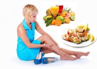 Food for varicose veins